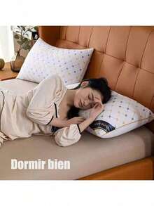 45*70cm Paquete De Dos Almohadas de cama con relleno larga 2 Pack Estándar Microfibra Firmes, almohada decorativas grandes microfibra decoracion hogar almoadas almuadas almohadillas Incluye 2 Fundas con Cierre  funda de almohada de color sólido satinado, funda de almohada suave con cierre de sobre para dormitorio, suministros de ropa de cama - Gris - Ver 8