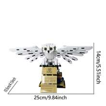 Bộ xếp hình 3D hình cú mèo thủ công 1170 mảnh, độ khó cao, dùng để trang trí bàn làm việc hoặc làm đồ chơi giảm căng thẳng sưu tầm. - H066 - Xem 4