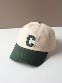 Retro English Embroidery Baseball Cap, Japanese Original National Amekaji Style, Casual Streetwear - Multicolor - View 9