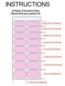 Bộ 16 miếng dán móng tay gel trong suốt màu trắng, không tia UV, kiểu Pháp, phong cách tối giản cổ điển, tự dính, dễ sử dụng, phù hợp cho phụ nữ và bé gái tự làm móng tại nhà. - trắng - Xem 4