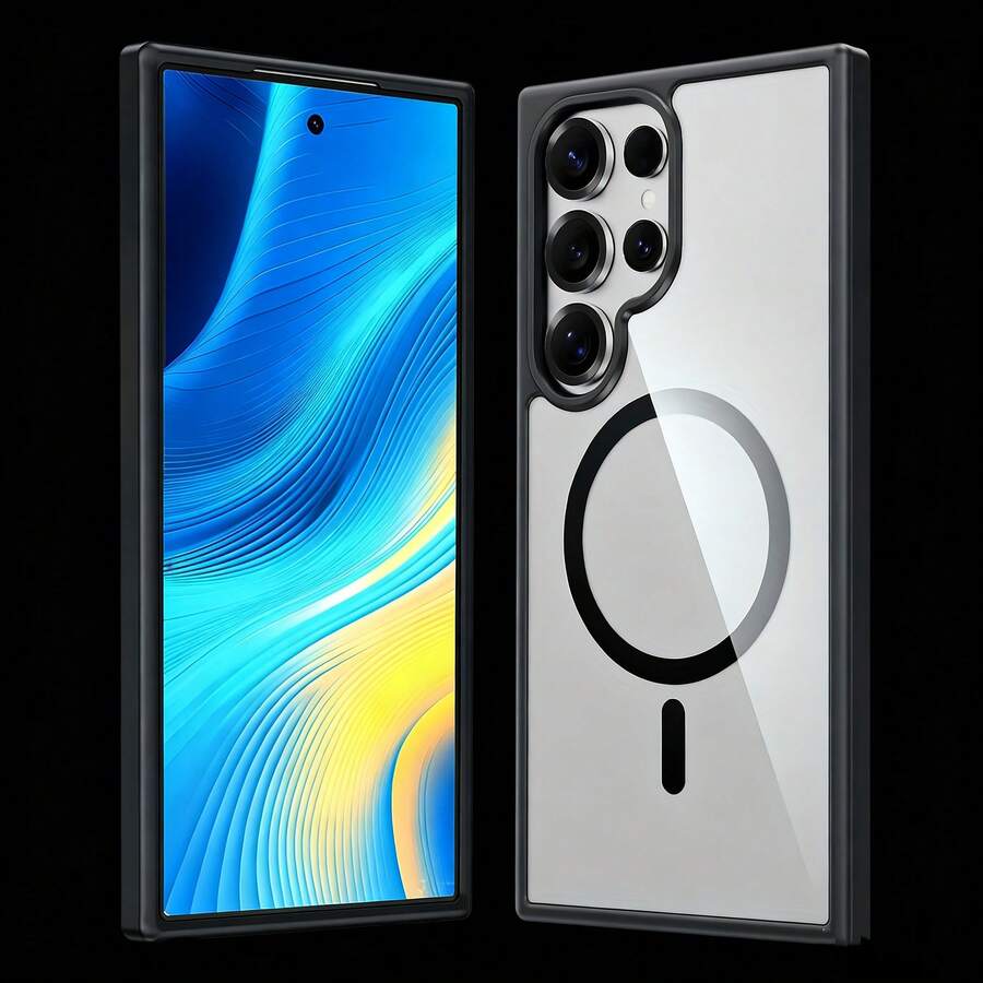 超薄透明无线充电手机壳，兼容三星 Galaxy S26、S25、S24、S23、S22 Ultra、Plus、A15、A35、A55、A16、A36、A56、A17、A07