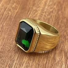 1枚不锈钢戒指，镶嵌矩形立方氧化锆石 - 4颗彩色玻璃石，简约时尚配饰，送给妈妈、朋友、同事的绝佳礼物 - 戒指 - 查看 17