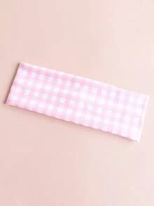 1pc Cute & Sweet Bowknot Heart Plaid Print Hair Clip, Versatile Daily Wear - Multicolor - View 8