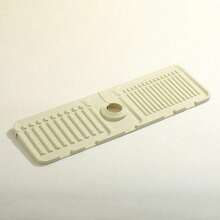 1个硅胶水龙头防溅罩，可裁剪窄边设计，适用于厨房水槽和浴室洗脸盆 - 彩色 - 查看 15