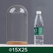1 chiếc mái vòm thủy tinh trong suốt kèm đế gỗ tự nhiên, thích hợp để trưng bày cây cảnh, tạo tiểu cảnh, dùng làm nắp đậy bằng kính/vật trang trí/vật trang trí chống bụi, phù hợp để trang trí bàn làm việc trong phòng khách và phòng ngủ, phong cách Bắc Âu và Ấn Độ. - hình trụ - Xem 31