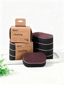 2个装的钻石砂纳米魔力海绵刷是一款厨房家用除锈和清洁锅具的神奇工具。它是一款用于清洁锅底黑色污渍的海绵刷。 - 圓形 - 查看 6