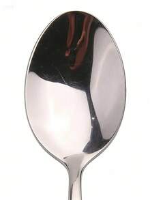 10件套长柄不锈钢汤匙，可作咖啡搅拌勺、饭勺、汤勺、茶匙使用。家用餐具。韩式圆勺。 - 彩色 - 查看 8