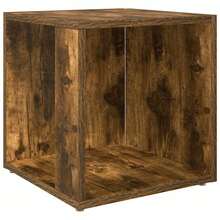 Side Table Smoked Oak 33x33x34.5 Cm Engineered Wood - Brown - View 2