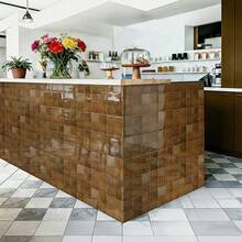 1/24片装防溅自粘地铁砖，3D自粘墙砖，厨房浴室防溅板，防水浴室厨房贴纸，家居装饰 - 非常适合DIY厨房、浴室、洗衣房、房车和壁炉 - D-PBS-003 - 查看 8