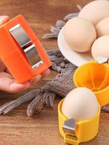 1个鸡蛋分离器/切蛋器，方便的早餐和晚餐用品，派对必备品 - 彩色 - 查看 2