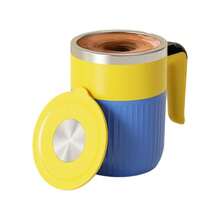 Electric Stirring Mug, Temperature Display Magnetic Electric Coffee Cup Milkshake Cup, Tea Cup Tumbler, Portable Rechargeable Coffee Cup Insulated Mug - View 11