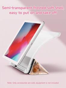 1pc Sweet Girl Style Book Collage Pattern Kindle/Tablet Protective Case, Compatible With IPad 10.2" 2021/2020 10th/9th/8th Gen, (A16) 11" 11th Gen 2025, Galaxy Tab A8 10.5" 2022, Tablet Cover With Pencil Slot, Auto Sleep/Wake - Multicolor - View 8