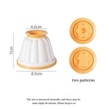 Khuôn làm bánh pudding hình cốc có nắp đậy đựng sữa chua, khuôn làm mousse và thạch, dụng cụ nhà bếp chuyên dụng. - Xem 2