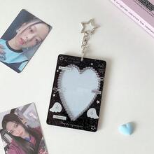 INS-stil 3-tums hjärtformad ihålig korthållare, koreansk studentkorthållare för direktkamera, skolstart - Flerfärgad - Visa 12