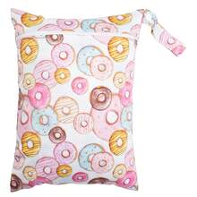 Diaper Wet/Dry Bag, Single Zipper Pocket Set, Waterproof, Washable, Reusable, Ideal For Travel, Beach, Pool, Gym, Swimwear Or Wet Clothing - 3 Pieces Set - Multicolor - View 3