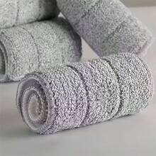 Miếng lau nhà thay thế, khăn lau nhà dày dặn, đầu lau nhà có thể giặt, phụ kiện lau nhà, loại dính và không rụng lông, dụng cụ vệ sinh (không bao gồm cây lau nhà) - 32*12cm - Xem 4