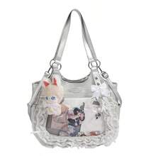 Women Shoulder Bags - Silver - View 4