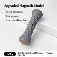 1个足部按摩滚轮 - 表面纹理设计，适用于深层组织按摩，中等硬度，手动操作 | 瑜伽和健身恢复家用工具，经久耐用 - 足底筋膜滾輪 - 查看 17