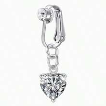 3/5pcs New Clip-On Fake Belly Button Rings, Women Faux Navel Rings, No Piercing Required - Multicolor - View 4
