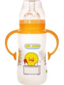 180ml/280ml Anti-Explosion Glass Baby Bottle With Handle, Anti-Colic Nipple, Temperature Resistant -20°C~400°C, Leak-Proof Infant Newborn Feeding Bottle - Multicolor - View 10