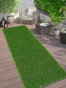 Césped artificial, fácil de limpiar, alfombra de césped artificial de alta calidad, adecuada para jardín interior/exterior, decoración de parque infantil, amigable con las mascotas, césped artificial para balcón y patio - césped - Ver 4