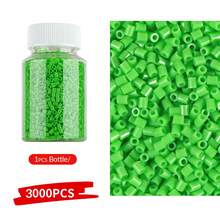 3000颗绿色包装珠子，防漏收纳瓶，DIY吊坠钥匙扣饰品制作工艺材料 - 2.6mm拼豆豆 - 查看 15