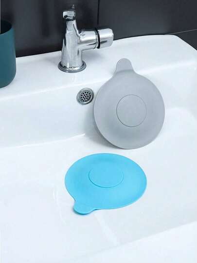 1/2/4个装通用硅胶浴缸排水塞 - 可重复使用的橡胶塞，适用于水槽、浴缸、厨房、洗衣房、地漏、厨房/浴室工具