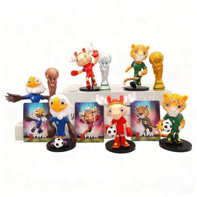 Football Star Figurine, Mascot Collectible Model