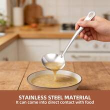 11pcs Stainless Steel Cookware Set,Cooking And Service Tools,Self-Service Party Service Cutlery Set,Cooking Shovel Spoon,Shared Spoon,Cake Shovel,Soup Spoon,Noodle Spoon Set,Perfect For Home Chefs Cooking Enthusiasts,Holiday Life/Durable Cookware - Silver - View 4