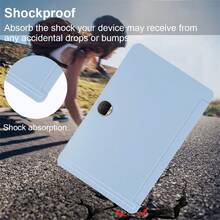 Compatible With Honor Pad X9a 2025/X9 Pro 2024/2025/ V9 2025/X8a 2024/X9 2023/X8 Pro/T 10 Tablet Cases. Features Cellular-Patterned Cooling Back Panel, Drop Protection, Ultra-Thin Design, Smart Kickstand, And Auto-Wake Functionality. - Blue - View 3