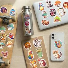 300pcs Cute Cartoon Random Theme Non-Repeating Waterproof Cartoon Sticker Pack - Adorable Holiday Gift - 400 Styles Cute Durable Party Favors, Back To School, Birthday Decoration - C - View 7