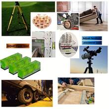 3pcs Mini Magnetic Square Bubble Level 10*10*40mm Green | Precision Leveling Tool For Picture Frames, Shelves, RV & DIY Projects, Battery-Free, Non-Damaging & Compact Design (Random Style) - Multiple Styles - View 3