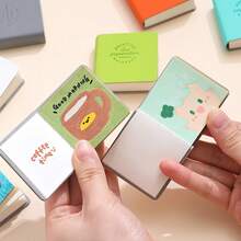 Mini Notebook, 3 Counts/Set Portable Pocket Notebook, Small Graffiti Book, Empty Scrapbook, Pocket Note Pad, Leather Memo Pad, Cute Painting Book - Mini Blank Page Pocket Notebook - View 6