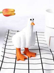 Funny Home Decor Duck Figurine, Creative Gift, Desktop Ornament, Office Decor, Home Decor - A - View 8