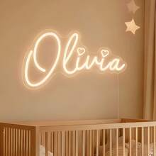 Customizable Dimmable USB Neon Sign, Personalized Heart-Shaped Neon Name Plate, Suitable For Bedroom Decor, Wedding Birthday Party Christmas Valentine's Day Gift - Đèn hình trái tim - Xem 8