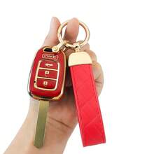 Key Fob Cover Protector With Keychain, Suitable For Accord, Civic, Fit, CR-V, Crosstour, High-End Refined Car Accessory For Both Men And Women - L4 Model - View 12