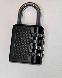 Small Portable Padlock, Combination Lock, 3-Digit Waterproof Outdoor Lock For Door, Suitcase, Bag, Cabinet, Window CNM7 - Blue - View 10