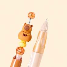 2支/盒 中性笔，幸运珠DIY旋转笔，多功能简约考试书写文具笔（学生适用） - 中性筆 - 查看 7