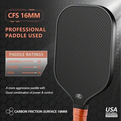 3K Full Carbon Fiber Pickleball Racket, Carbon Graphite Honeycomb Board, Outdoor Sports Gift