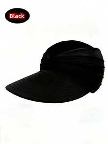 1 chiếc mũ thể thao mùa hè rộng vành chống tia UV dành cho nữ, mũ đi biển mùa hè có thể gấp gọn dành cho nữ. - Nhiều màu - Xem 12