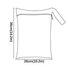 Diaper Wet/Dry Bag, Single Zipper Pocket Set, Waterproof, Washable, Reusable, Ideal For Travel, Beach, Pool, Gym, Swimwear Or Wet Clothing - 3 Pieces Set - Multicolor - View 4