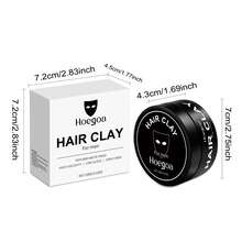 Hair Clay | Ultimate Straight/Wavy Hair Styling Bundle | Styling Essential For Men | 3.53 Oz Matte Finish Strong Hold Styling Clay, Adds Texture Volume Professional Hairstyling Product - 旅行裝 - 查看 7