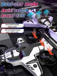 CASRRA Máy bay chiến đấu điều khiển từ xa điện tử CZ04 thế hệ thứ 6, có sẵn màu xanh rằn ri và xanh rằn ri | Pin 500mAh | Điều khiển từ xa một chạm 2.4GHz, hỗ trợ hạ cánh, lộn vòng và bay lơ lửng, dễ sử dụng cho người mới bắt đầu | Đồ chơi máy bay không người lái đa cánh quạt giải trí trong nhà/ngoài trời/tiệc tùng và đua tốc độ, giúp cải thiện khả năng phối hợp tay mắt | Đồ chơi tương tác giữa cha mẹ và con cái, máy bay điều khiển từ xa làm bằng chất liệu xốp | Món quà sinh nhật/Giáng sinh/Halloween lý tưởng - Xem 6