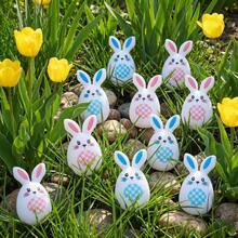 Easter Eggs Rabbit Shape Plastic Fillable Empty Eggs For Easter Party Favors Supplies Decoration - Colorful - View 7