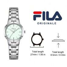 Đồng hồ nữ FILA Classic Diamond Quartz, dây thép tối giản, chống nước 30M, kiểu dáng sang trọng. - Một cỡ - Xem 2