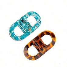 1PC Strong Hold Magnetic Hair Clips, No Crease Seamless Design Hair Accessories, Minimalist Solid Color Barrettes For Thick Thin Hair, Styling Tool For Women - Màu xanh lam - Xem 6