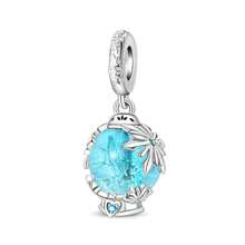 A Silver Plated Snowflake Glass Bead Crystal Bottle Love Pendant Suitable For 3mm Bracelets, DIY Bead Bracelets, Women's Fashion Jewelry, Holiday Birthday Gifts - Multicolor - View 18