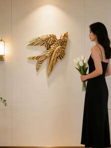 1 Stück ABS Wandhänger, Vogel Design Hängedekoration für Zuhause, Heimdekoration, Raumdekoration, Wanddekoration, Geschenke zu Geburtstag und Abschluss - Verschiedenfarbig - Übersicht 9