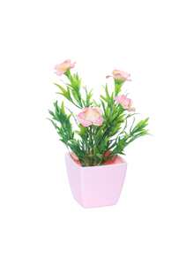 5 chậu hoa hồng và hoa cúc nhân tạo mini màu hồng, thích hợp trang trí tiệc cưới, nhà ở, nhà hàng, trang trí bàn làm việc văn phòng, ngày lễ tình nhân, quà tặng sinh nhật, tốt nghiệp, trang trí mùa thu, trang trí nhà mùa thu, trang trí phòng học trở lại, đồ dùng học tập, cây giả - Hồng - Xem 24