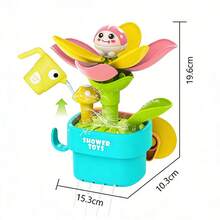 Juguetes de bañ para bebés.Juguete de ban atractivo de Verter agua para que florezcan flores / caracoles / nubes con accesorio de succión-Juguete acuatico de Verter agua para que florezcan flores / caracoles / nubes de dibujos animados,ideal para, accesorio versatil para la banera con pala de agua,excelente regalo para Navidad cumpleanos y el Dia de San Valentin.para el ban de bebés, Juguetes de educación temprana para bebés y ninos pequenos, Ejercita la motricidad fina,la coordinación ojo-mano,Juguetes de ban interactivos para padres e hijos - T1-52765 - Ver 3